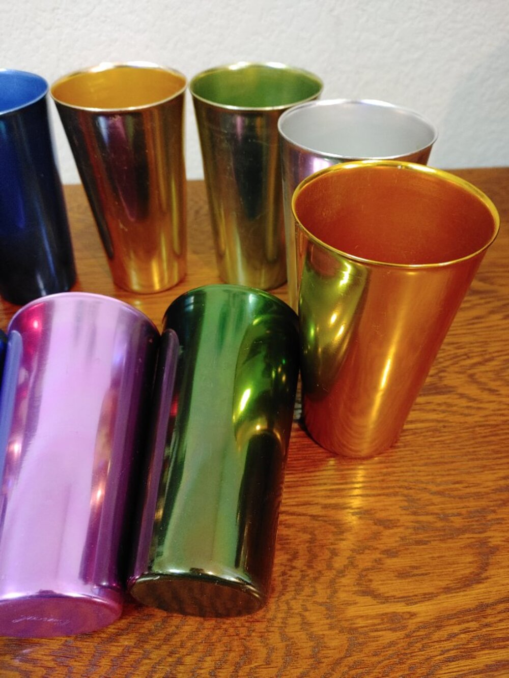 Set of 10 Bascal 5" aluminum tumblers - Picture 2 of 3